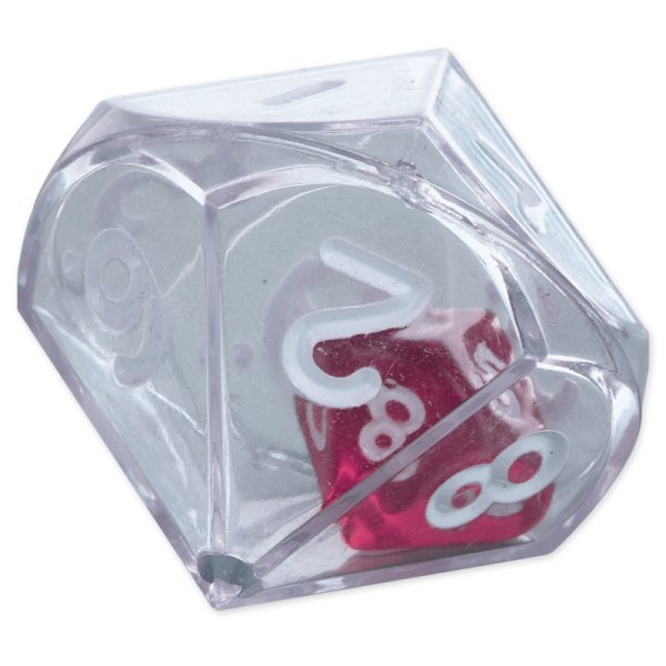 Pair of Dice 0-9, ten-sided, 35 mm