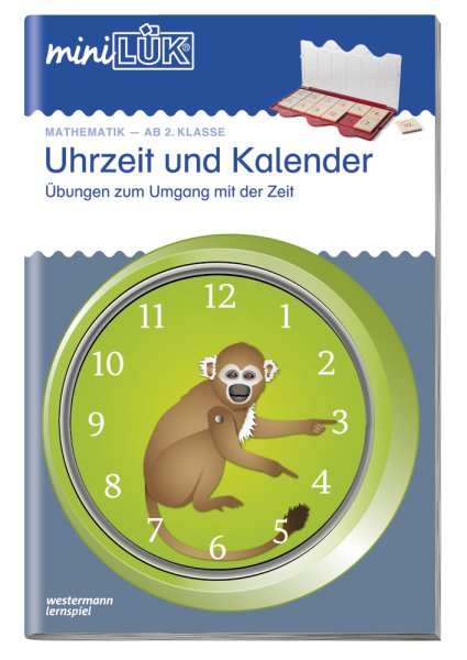 mini LÜK General Studies 1./2. class "Telling the Time and Using a Calendar, Exercises with Time"