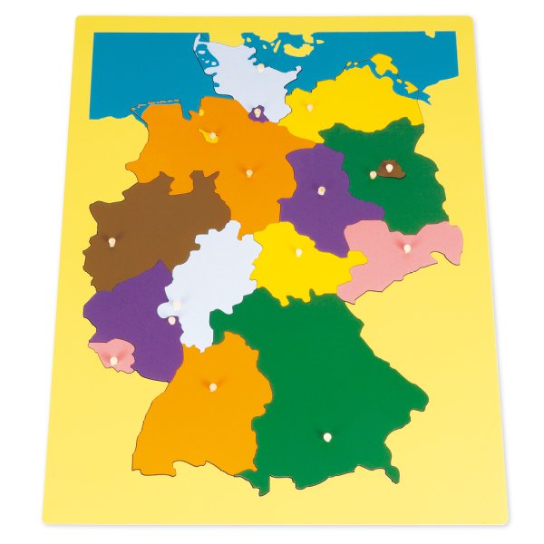 TimeTEX Puzzle Map of Germany "Montessori Premium"