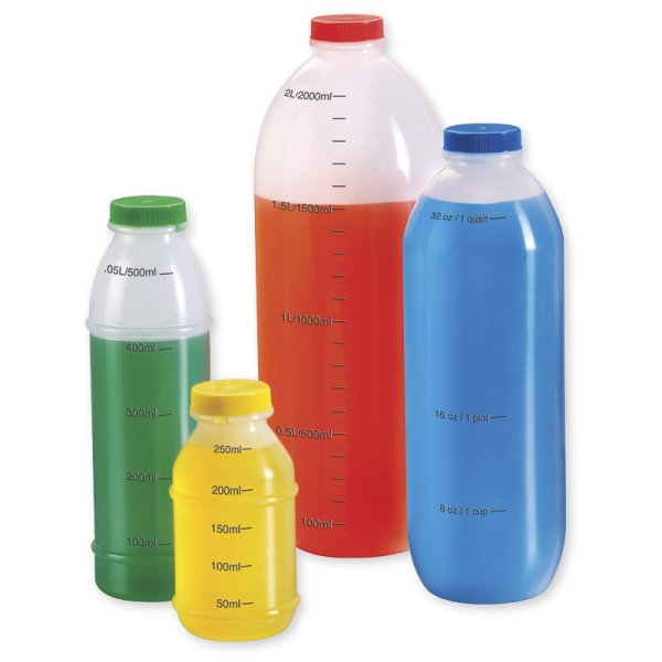 Measuring Bottle Set 250 - 2,000 ml, 4 pcs.