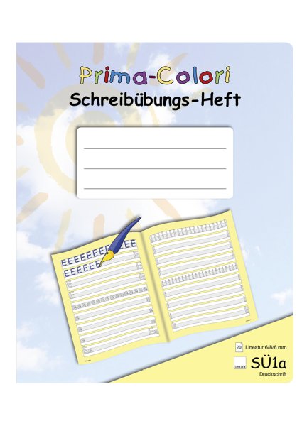 Prima Colori Writing Exercise Jotter SÜ1a