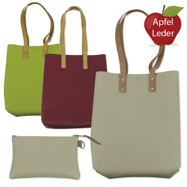 Shoulder Bag "Mali" from apple leather