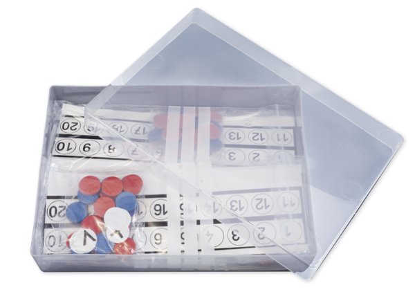 Calculation Bars/Counters Set up to 20, in a box, 198 pcs.