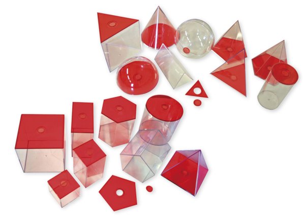 Geometric Object Set, large, 17 pcs.