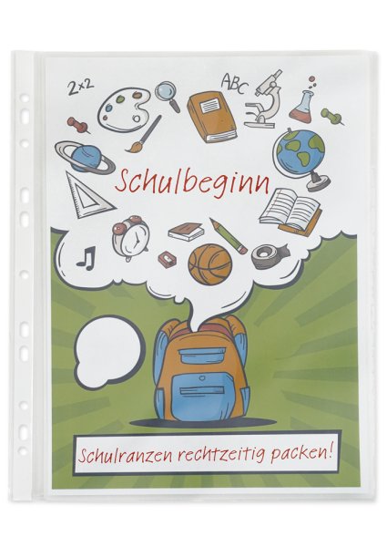 Document Wallets A4+ "Laminated Format", 80 my, 100 pcs.