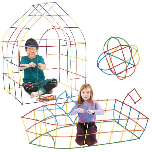 Building with Straws XXL, 460 pcs.
