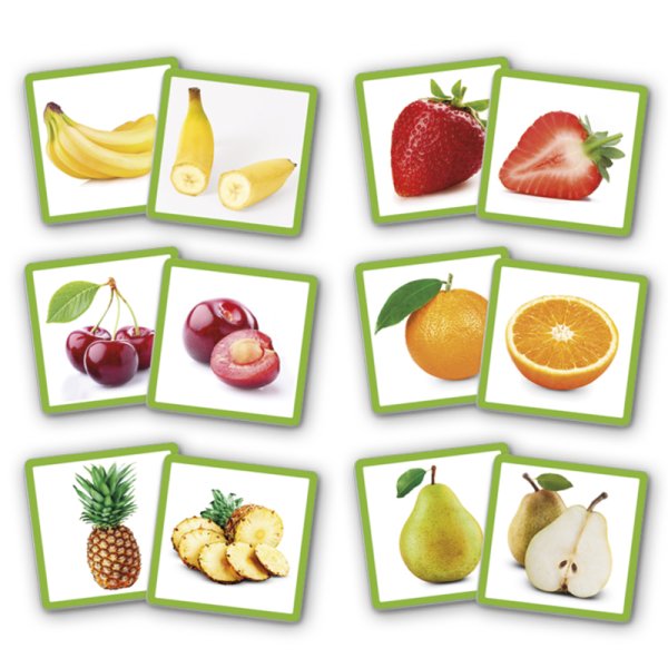 Smelling game "Fruits and their scents", 36 pieces