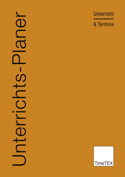 TimeTEX Lesson Planner Universal, A4