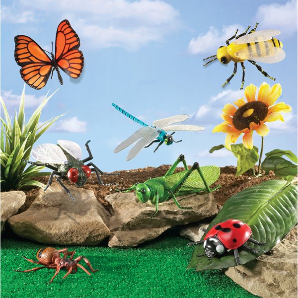 Jumbo Insects, 7 pcs.