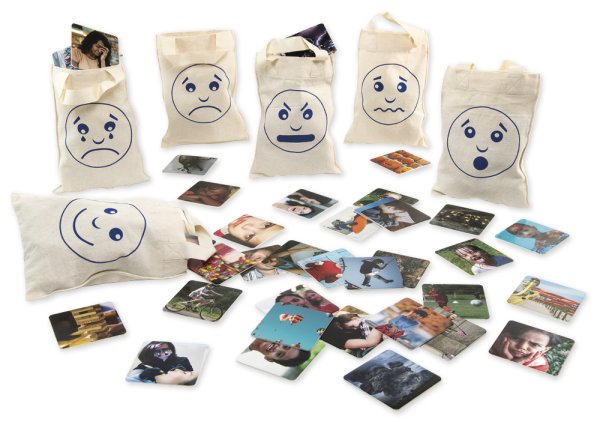 Sorting game "Feelings and emotions", 66 pieces