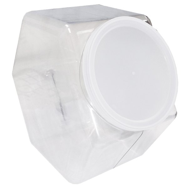 Storage Jar, Small, with snap closure, transparent