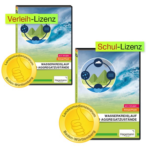 Teaching DVD "Water cycle and states of matter", tablet compatible