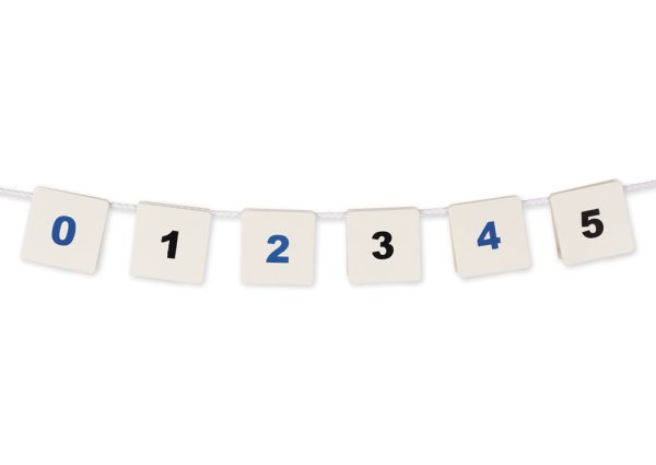 Number clips number range up to 100, 101 pcs. In a wooden box