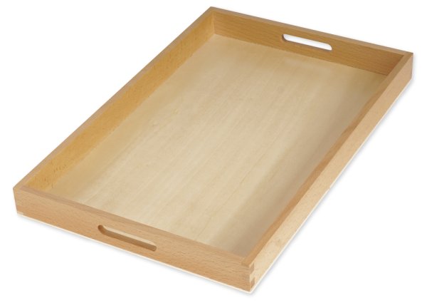 TimeTEX Wooden Tray, large "Montessori Premium"