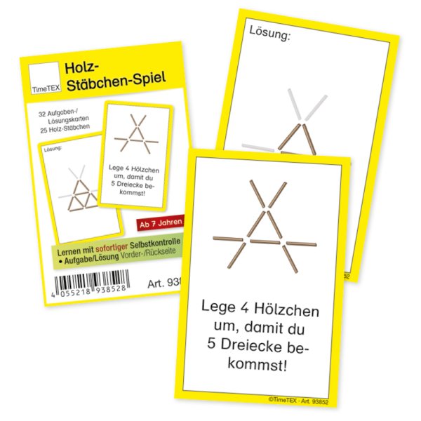 Wooden Stick Game in case