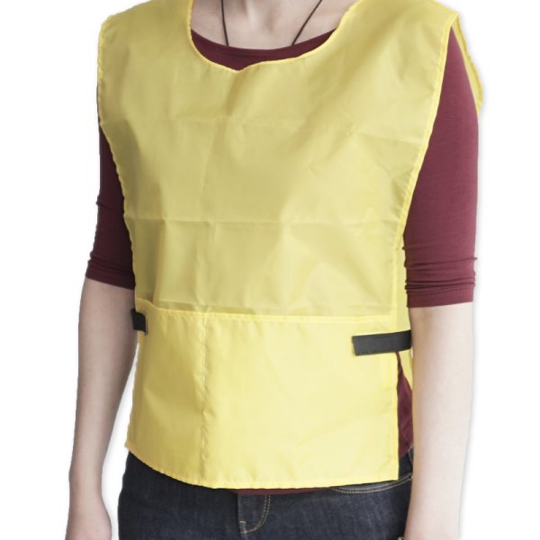 Group Vests made of nylon, 6 pcs., assorted colours