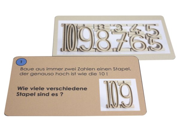 Task Cards for "Number on Number" Stack, 42 pcs.