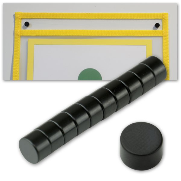 Set of Neodymium Magnets, 10 pcs. 8 mm ø, 5mm tall