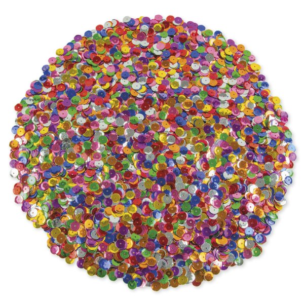 Pailletten rund, 1 cm ø, 100 g
