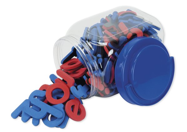 Magnetic Small Letters in box, approx. 5.8 cm, 123 pcs.