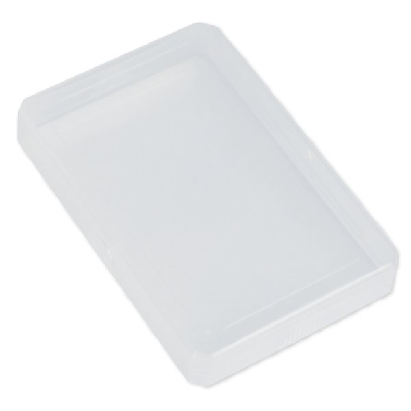 Caja de plástico plana