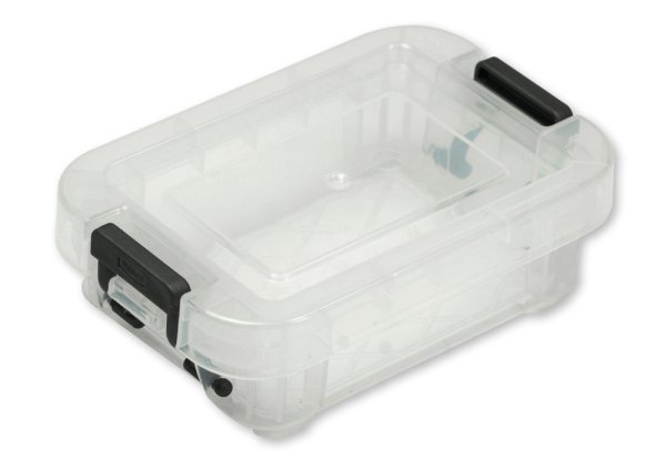 Plastic Box stackable, transparent, 0.1 litres