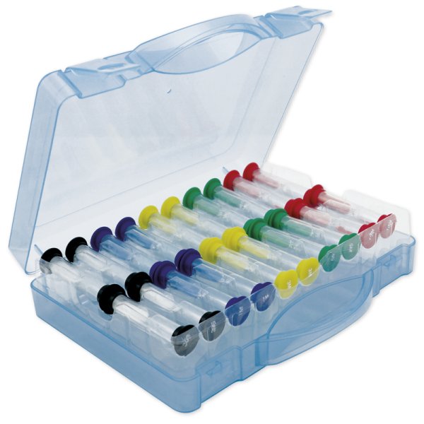 Hourglass Set 20 pcs., 9 cm high, 2.5 cm ø, in a box
