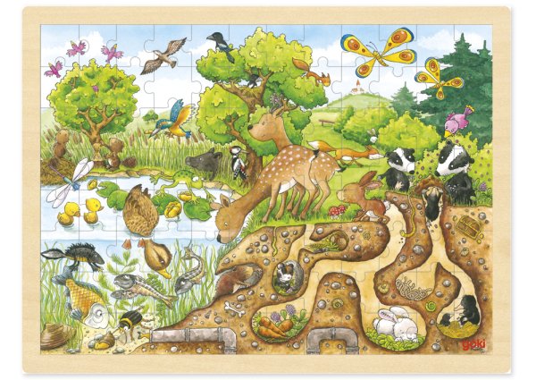 Slot-In Puzzle "Experience Nature", 96 pcs.