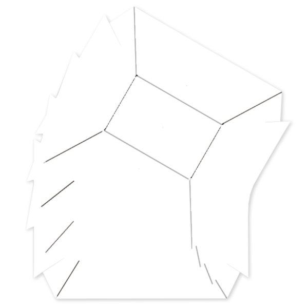 Räumliche Perspektive, 28x33 cm, 36 Blatt