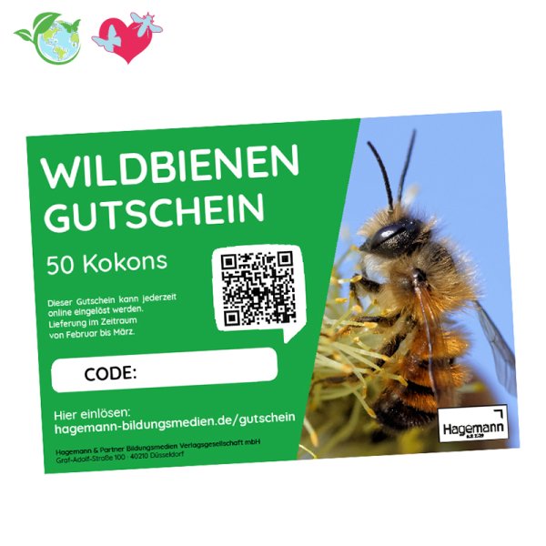 Follow-Up Order Wild Bee Voucher, for 50 cocoons