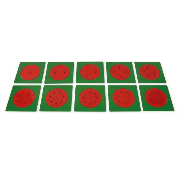 TimeTEX Metal Fraction Circles "Montessori Premium"