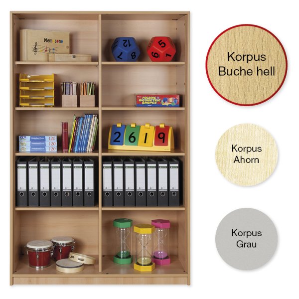 Material Tall Cabinet Shelves XL, standard depth, 10 shelves