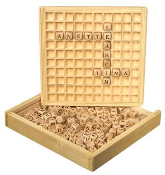 "The Alphabet" Word Board, with 145 cubes