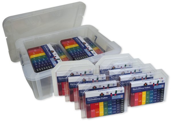 Class Set Calculation Plug Cubes Set "Multifunctional", 8 pcs. in stackable box