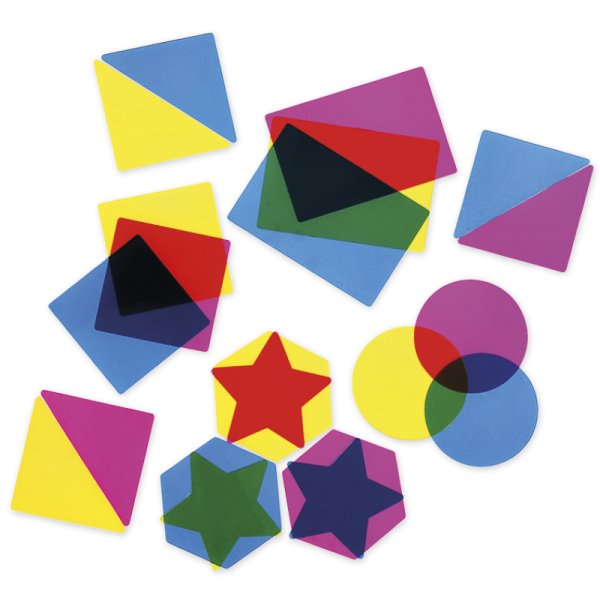 Acrylic shapes "Geometric forms", 21 pcs.