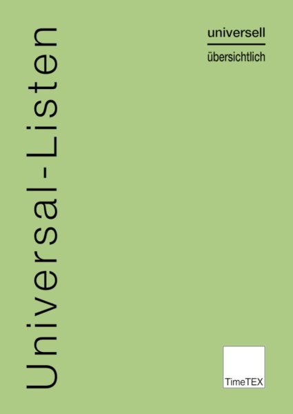 TimeTEX Universal List Notebook A4, 64 pages