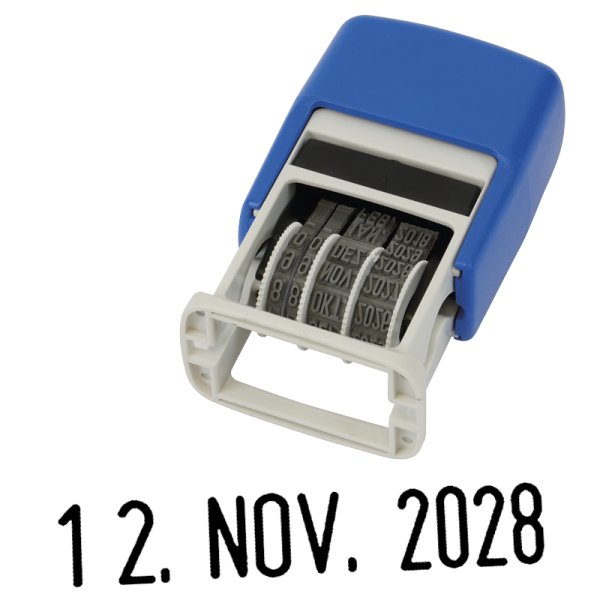 "Compact" Date Stamp, self-inking, black