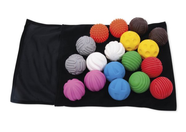 Tactile Ball Pairs, 19 pcs.
