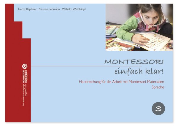 Book "MONTESSORI, einfach klar! Band 3: Sprache", 109 pages (German)