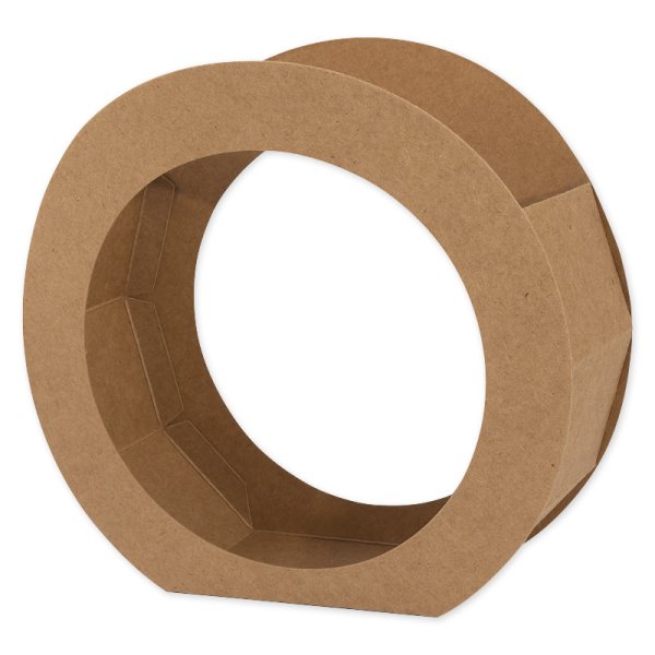 Laternen aus Kraftkarton, 19 cm ø, 5 Stück