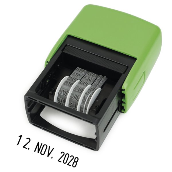 "Medium" Date Stamp, self-inking, black