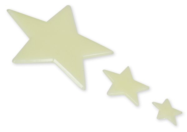 Luminous Stars in 3 sizes, 24 pcs.