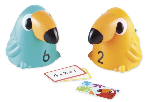 Toucans from 1-10, First Counting and Arithmetic Game, 130 pieces