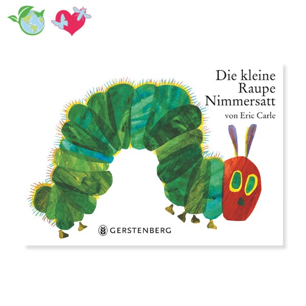 Book "Die kleine Raupe Nimmersatt", 26 pages
