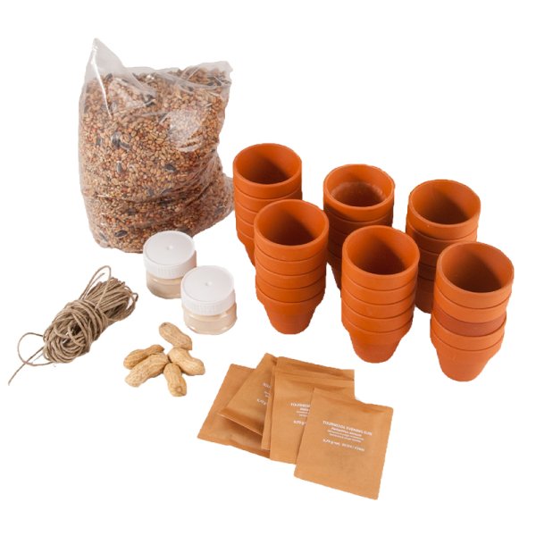 Craft Kit "Bird Feeders", Class Set, 44 pcs.