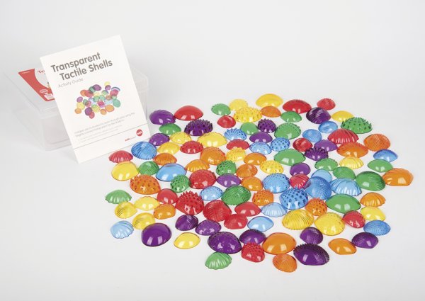 Shell Set, transparent and tactile, 108 pcs.