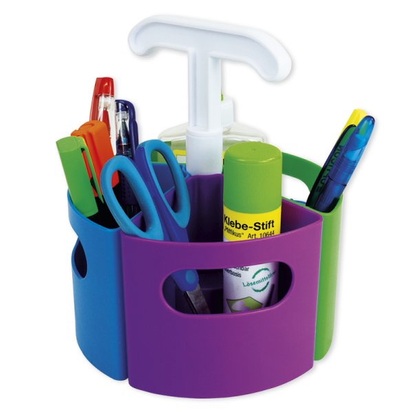 Desk Organiser "Basic", plastic, 4 pcs.