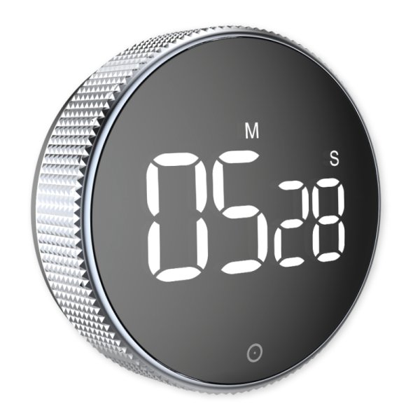 Timer Clock "Digi Disc" with rotation