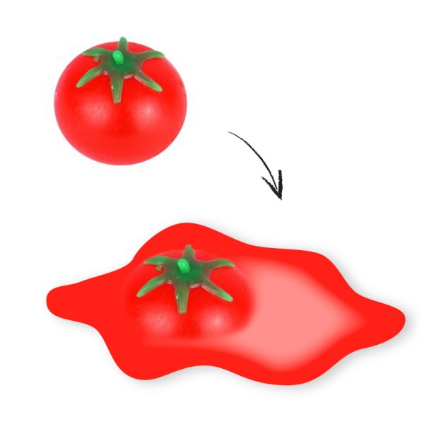 Splash Tomato, 7 cm ø