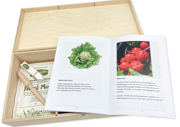 Seed Box "Garden Box for Children", Set 2, 65 pcs.